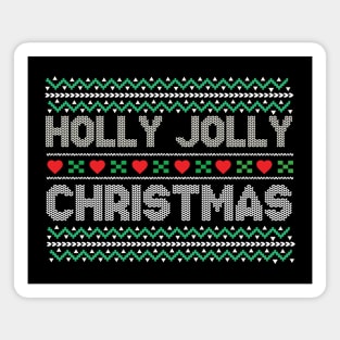 holly jolly Christmas Magnet